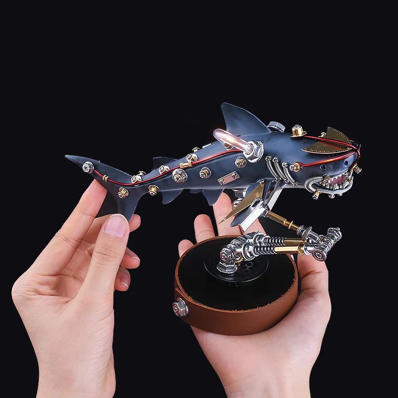 Mechanical dinosaur shark-3D assembled mechanical model ktclubs.com