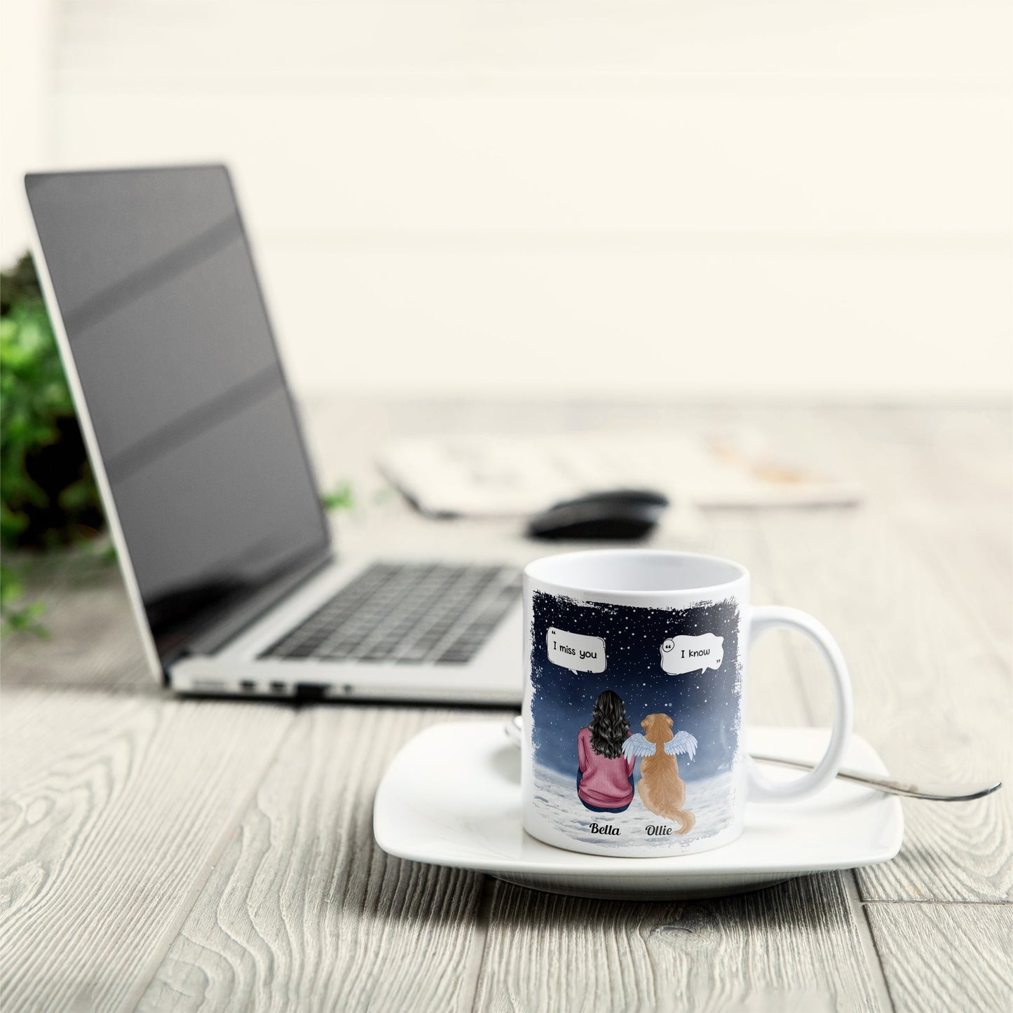 Memorial Pet - Personalized Mug - Christmas, Memorial, Loving Gift For For Pet Loss Owners, Dog Mom, Dog Dad, Cat Mom, Cat Lover, Dog Lover