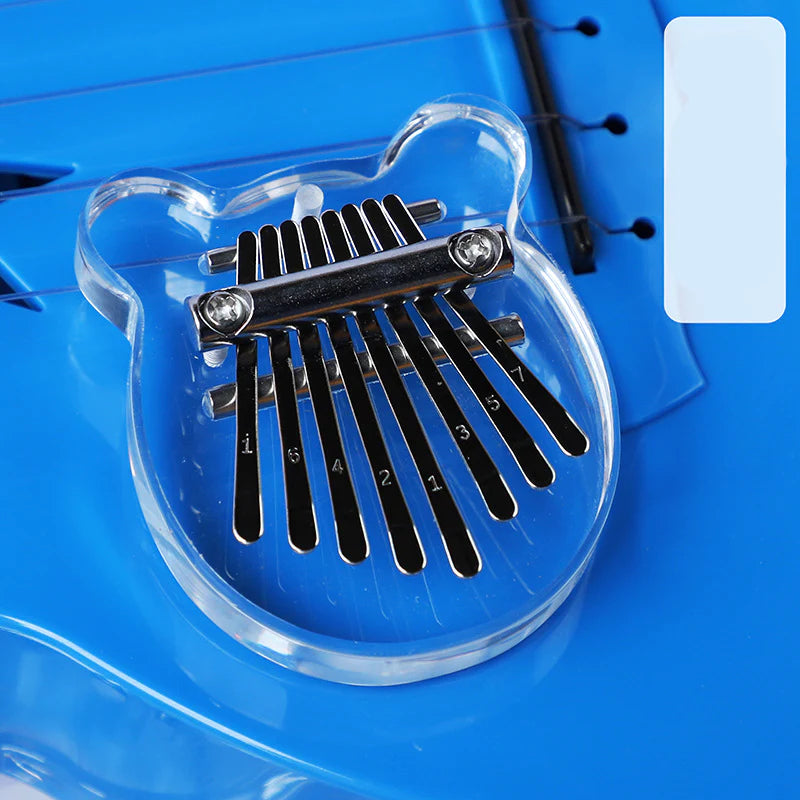 Mini thumb piano 8-note crystal clear five finger piano portable beginner finger piano instrument typeMusical Instrument ktclubs.com