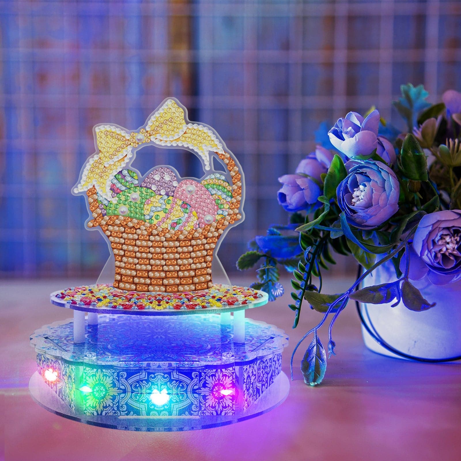 New Easter diy music box diamond painting - hand-drilled rabbit eggs ktclubs.com
