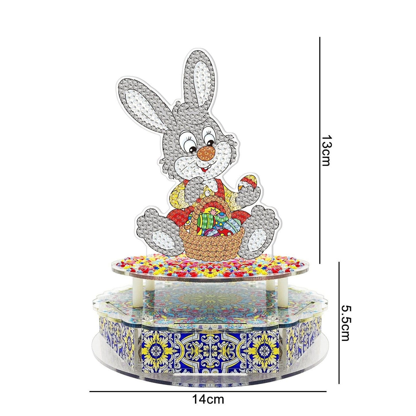 New Easter diy music box diamond painting - hand-drilled rabbit eggs ktclubs.com