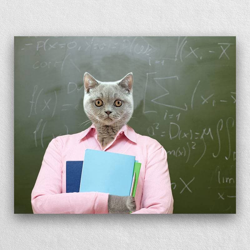 Paint Your Own Pet Into A Responsible Teacher Portrait ktclubs.com