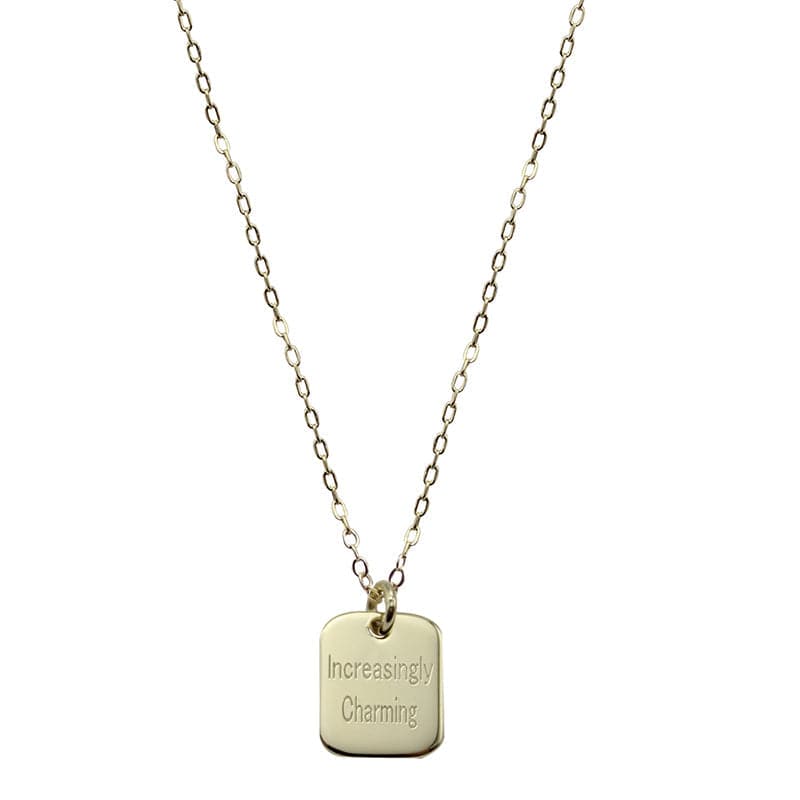 Personalized customization ~ The charm value increases! Alphabet Small Square Brand Seiko Whole Body S925 Silver Clavicle Chain Necklace ktclubs.com
