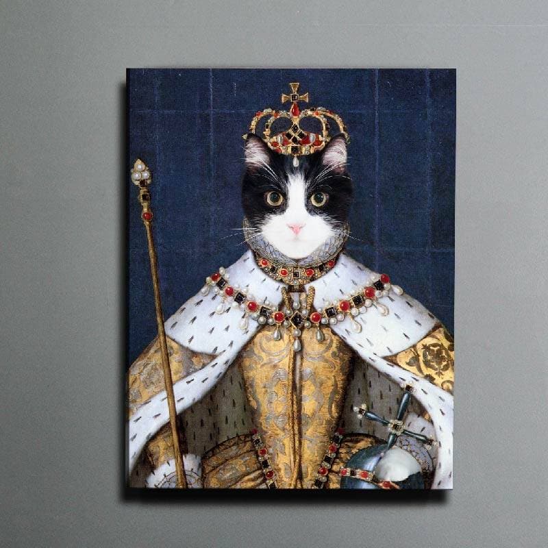 Queen Regal Painting of Pets Custom Pet Art ktclubs.com