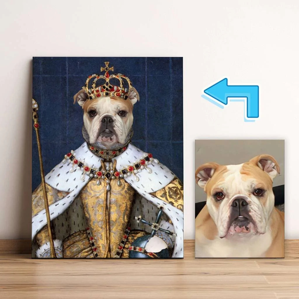 Queen Regal Painting of Pets Custom Pet Art ktclubs.com