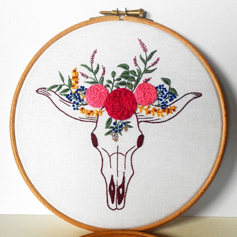 Ribbon Bouquet - Embroidery ktclubs.com