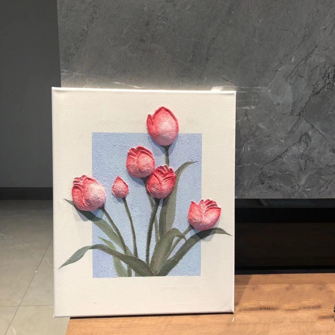 Tulip texture painting diy materials complete set