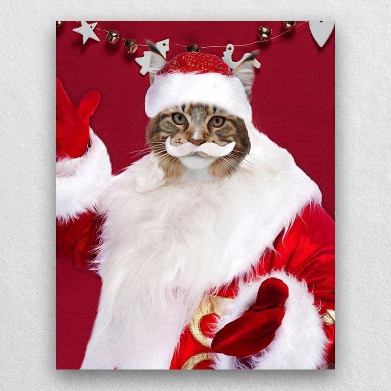Santa Pet Christmas Portraits Best Pet Art ktclubs.com