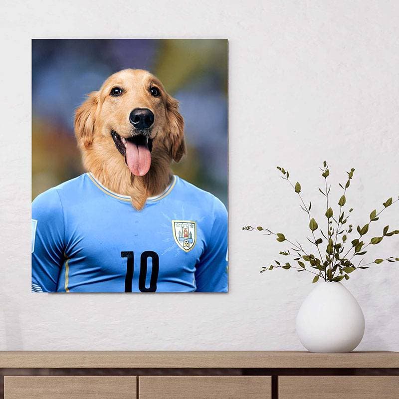 Soccer Star On The Field Personalised Pet Painting ktclubs.com