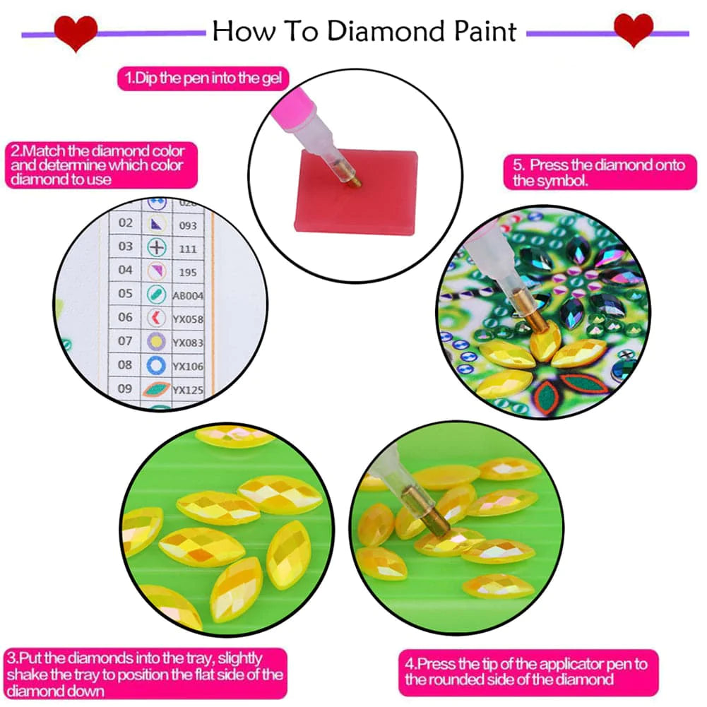 Special Shaped DIY Cartoon Diamond Painting Bookmark (Santa Claus AA264) ktclubs.com