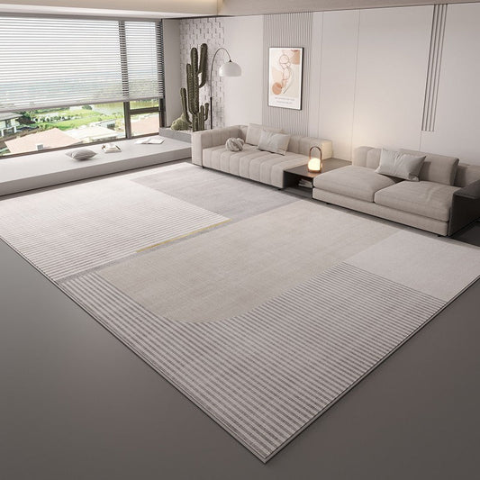 Unique Large Contemporary Floor Carpets for Living Room, Grey Geometric Modern Rugs in Bedroom, Modern Rugs for Sale, Dining Room Modern Rugs