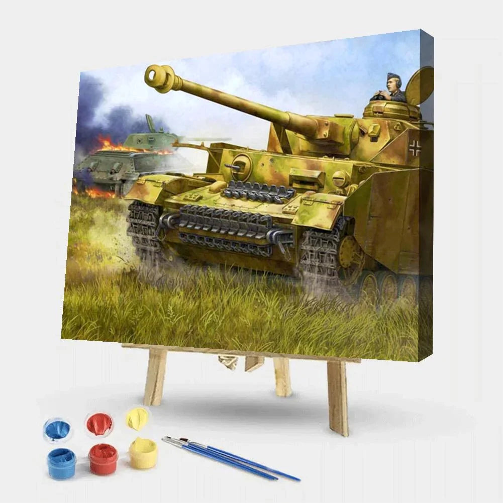 Tank-Paint By Numbers 50*40cm ktclubs.com