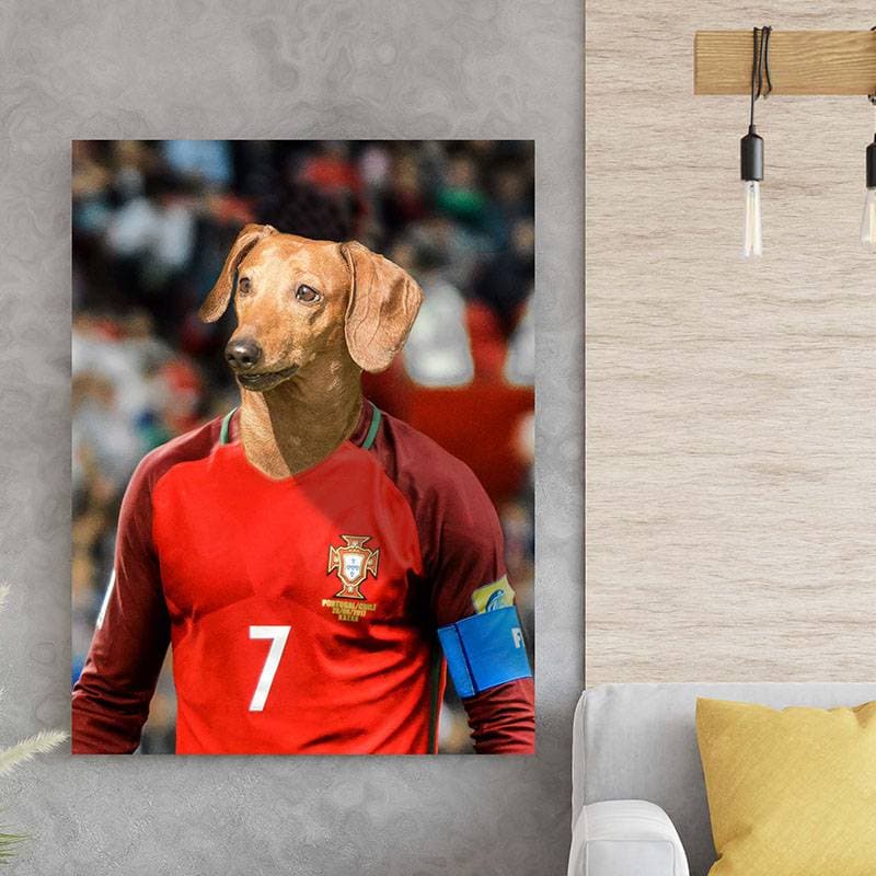 The Famous Soccer Star Canvas Prints Of Your Pets ktclubs.com