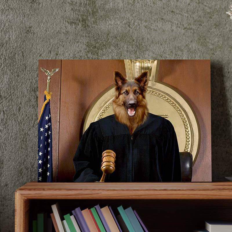 The Judge Of Justice Pet Portrait Art ktclubs.com