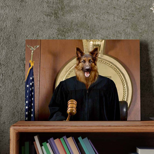 The Judge Of Justice Pet Portrait Art ktclubs.com