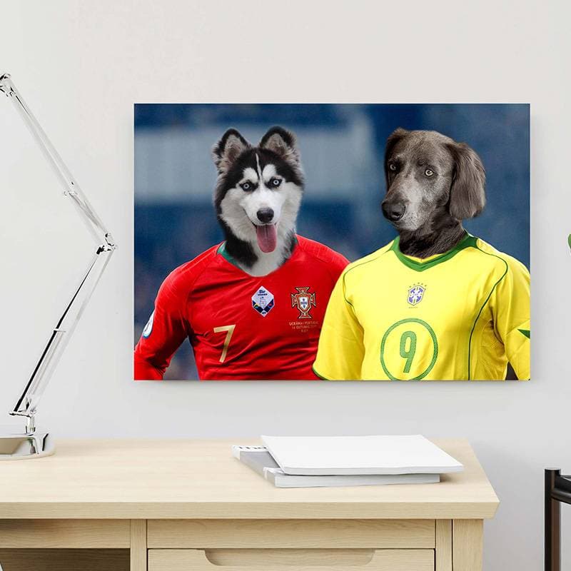 The Meeting Soccer Star Cats Or Dogs In Paintings ktclubs.com