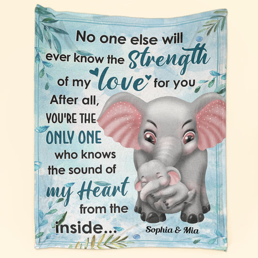 The Strength Of My Love For You - Personalized Blanket - Newborn Gift For Baby, Child