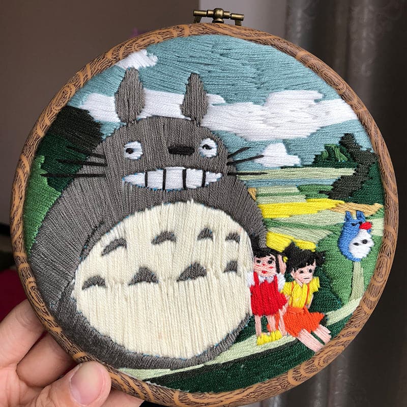 Totoro - Embroidery ktclubs.com
