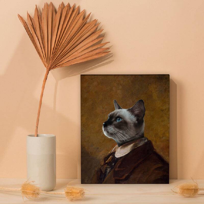 Traditional Dog Portrait Pet Painting Canvas ktclubs.com