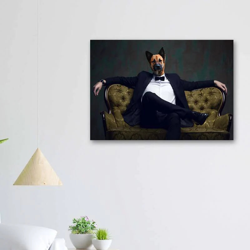 Tuxedo Cat Portrait Dog Into Portrait Personalized Pet Art ktclubs.com