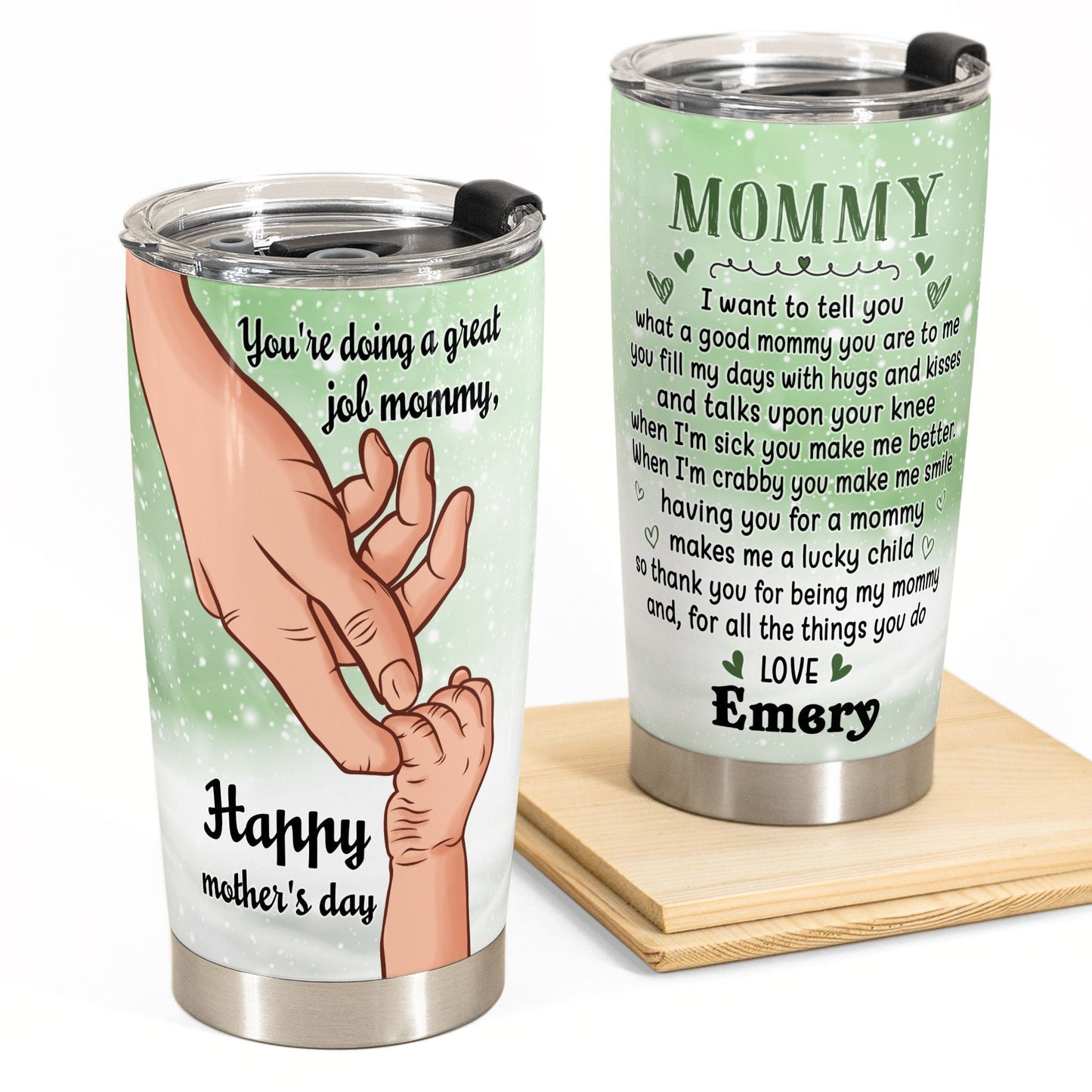 What A Good Mommy You Are - Personalized Tumbler Cup - Gift For Mom