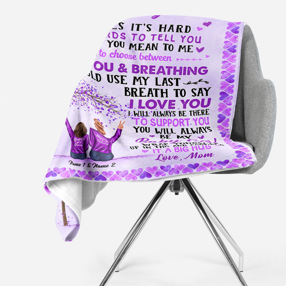 You Will Always Be My Baby Girl - Personalized Blanket - Christmas Gift For Daughter
