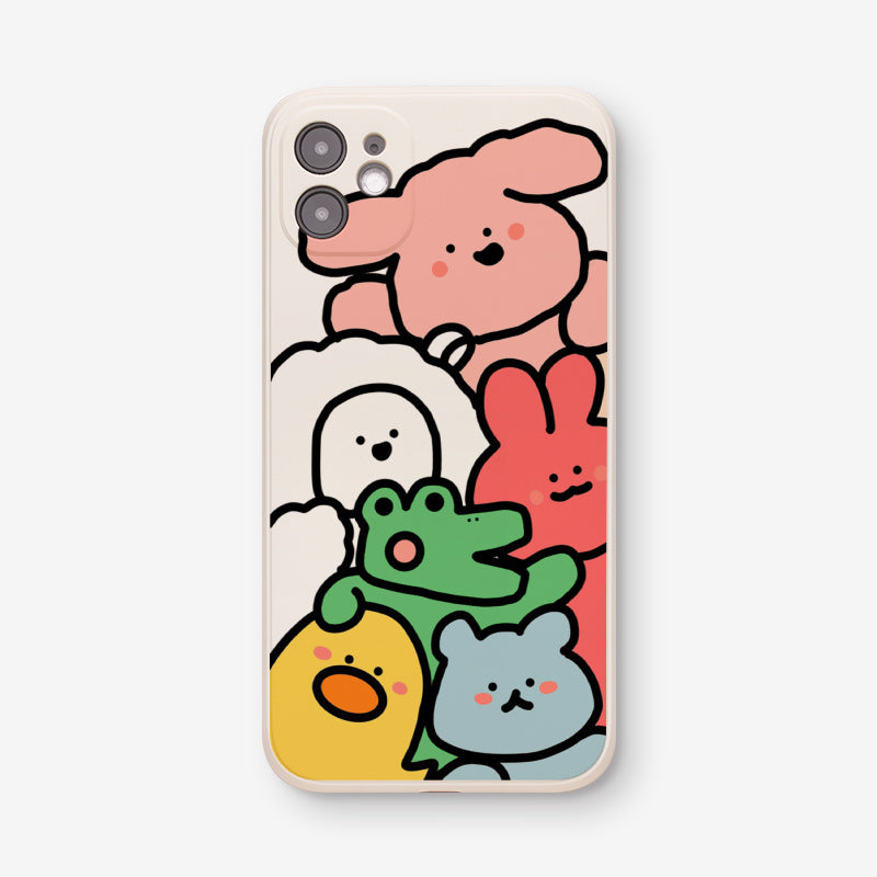 Cute Animal Mobile Phone Case For IPhone 13 12