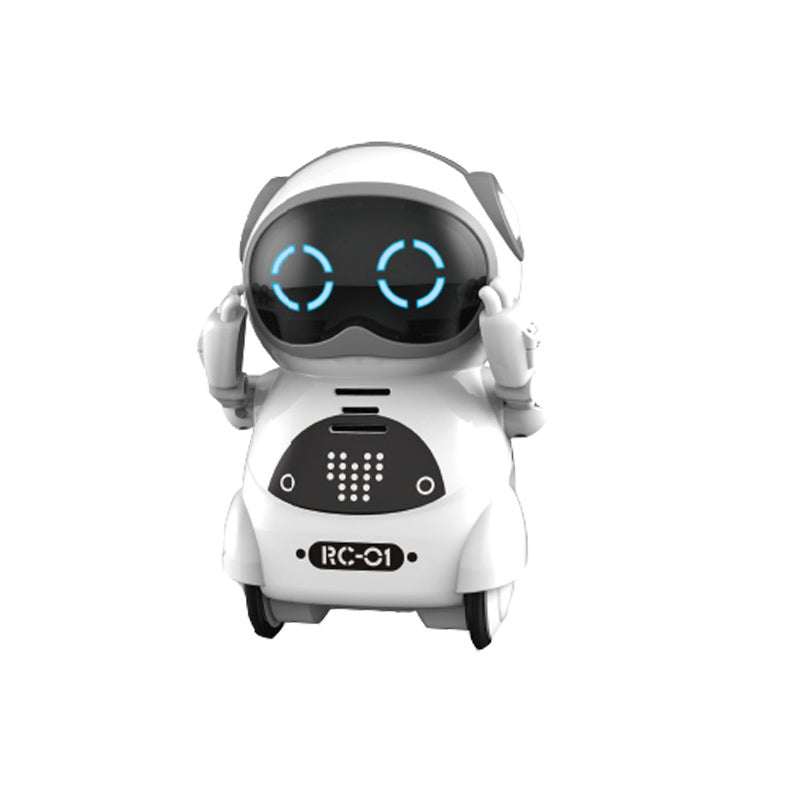 Pocket RC Robot Talking Interactive Dialogue Voice Recognition Record Singing Dancing Telling Story Mini RC Robot Toys Gift