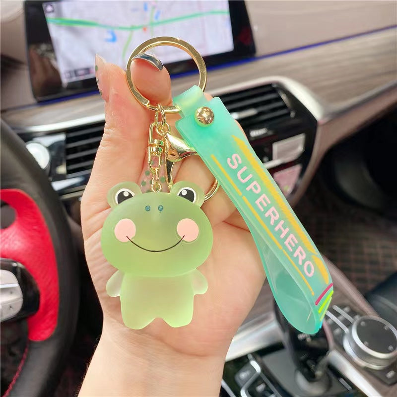 1 Pc Cute Cartoon Car Keychain