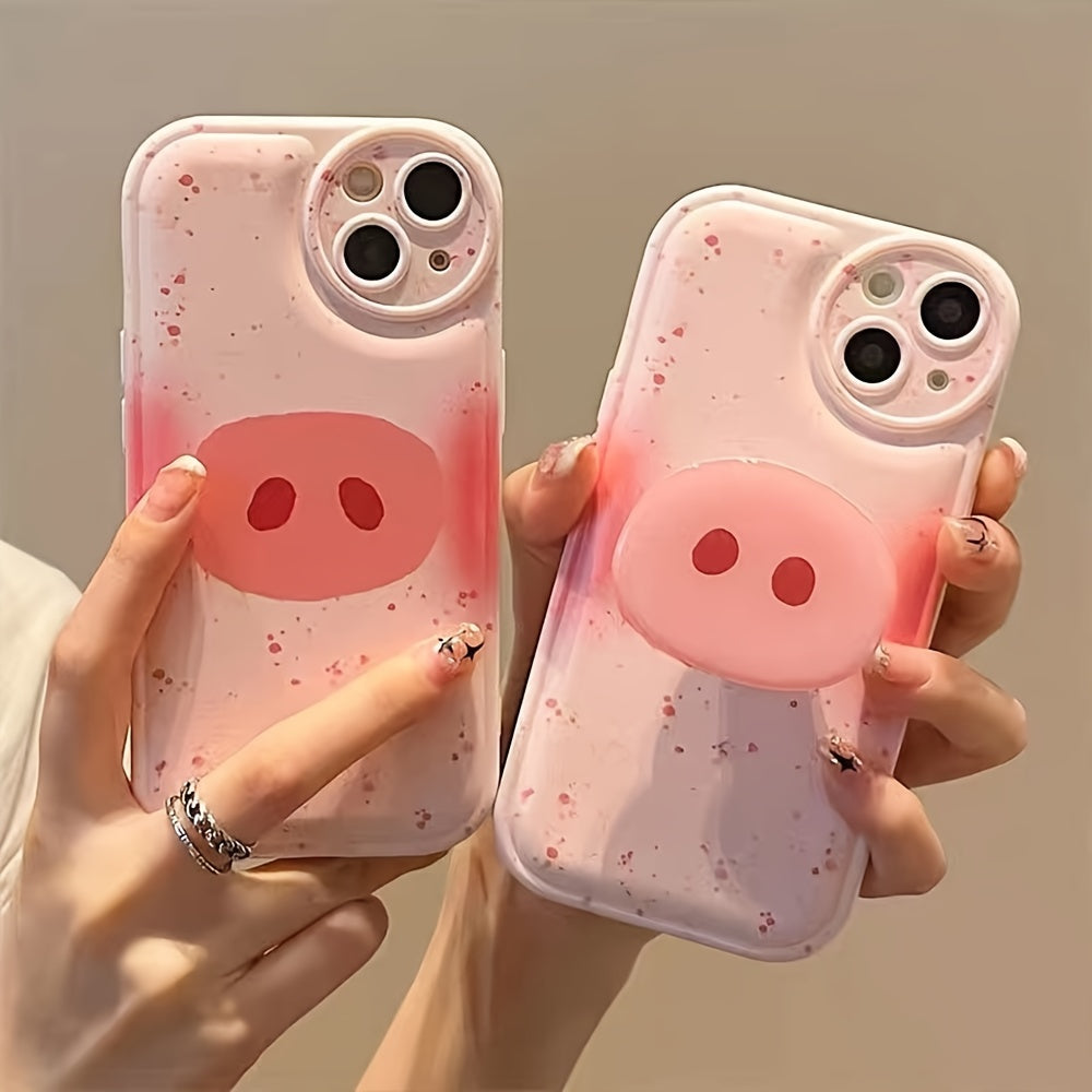 Cute Little Piggy Nose With A Stand Mobile Phone Case