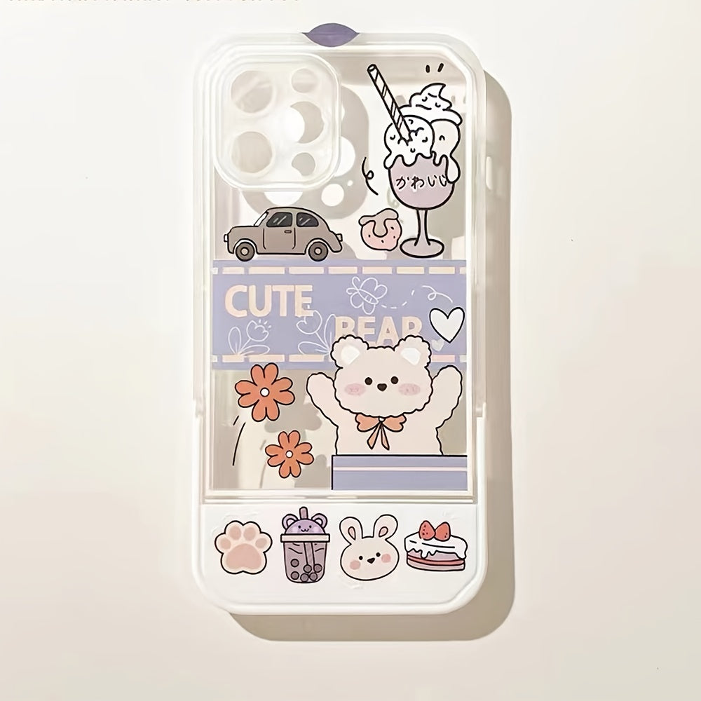 Cute Bear Ice Cream Mobile Phone Case