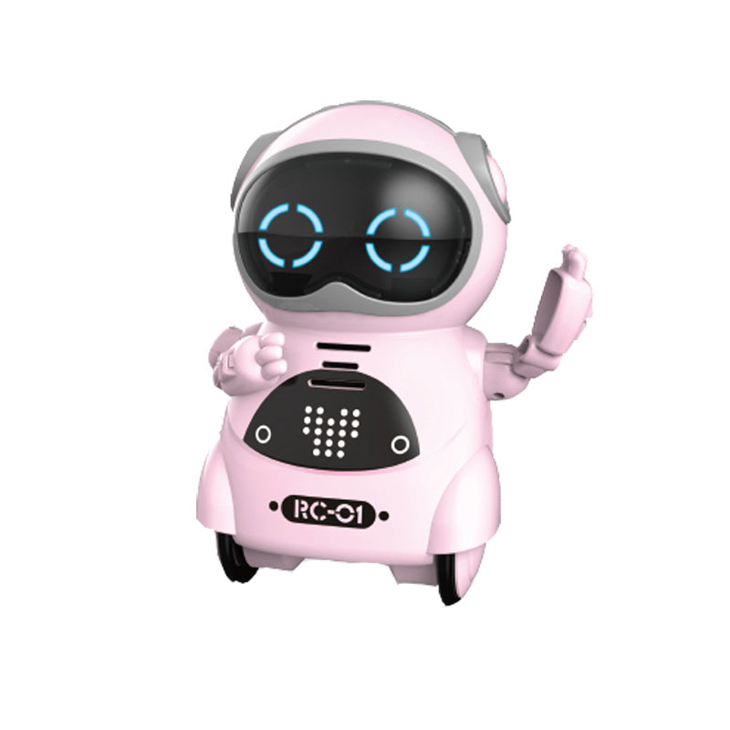 Pocket RC Robot Talking Interactive Dialogue Voice Recognition Record Singing Dancing Telling Story Mini RC Robot Toys Gift