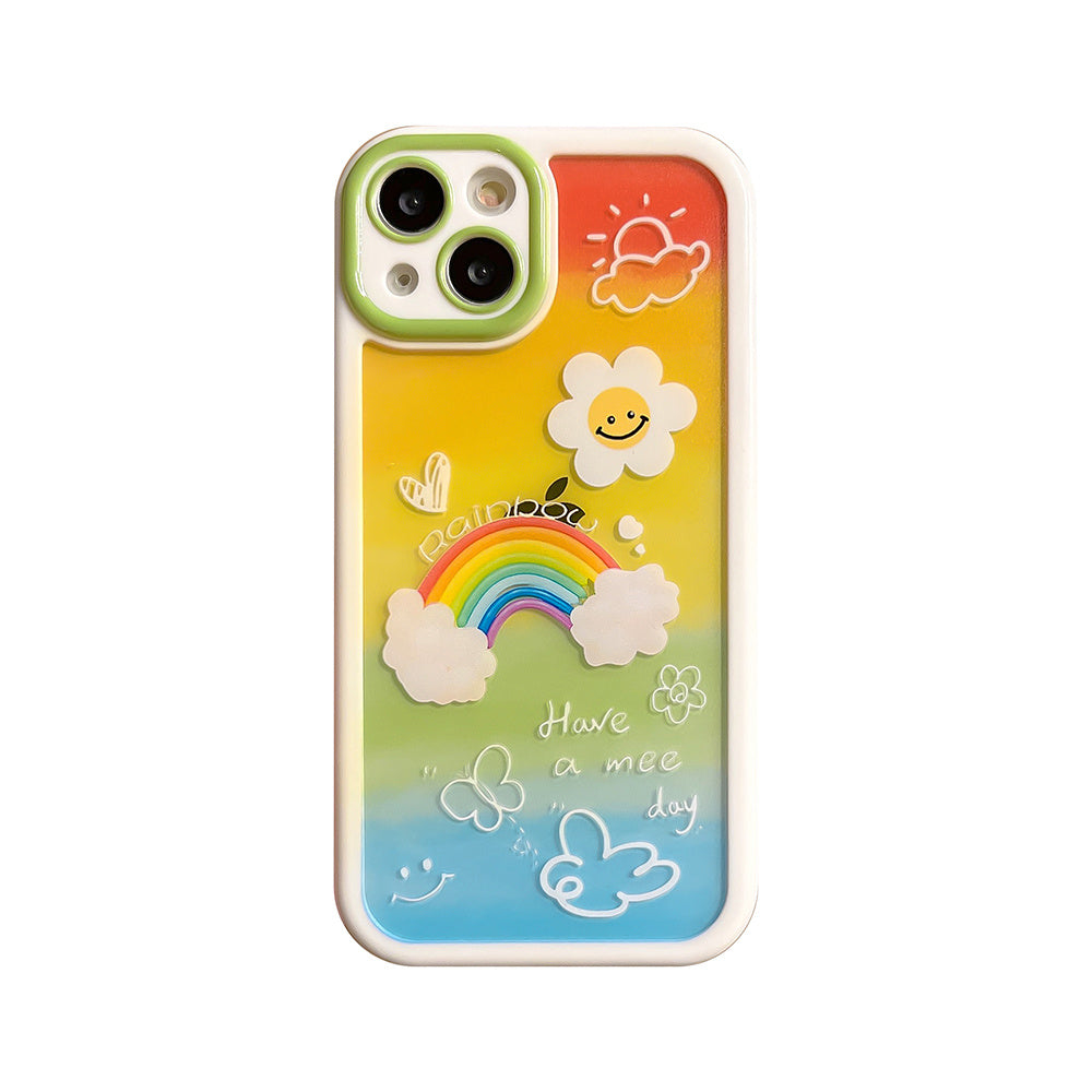 Happy Rainbow Pattern Mobile Phone Case