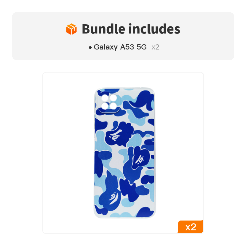 Camouflage Blue Pattern Phone Case