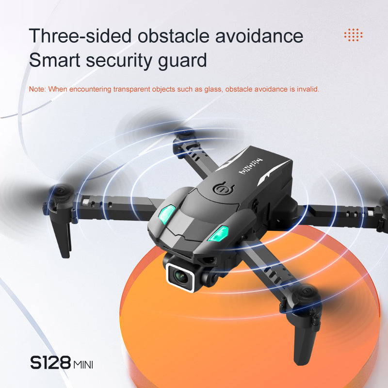 Mini Quadcopter Professional RC Drone  HD Camera Three-sided Obstacle Avoidance Air Pressure Fixed Height Foldable Toys