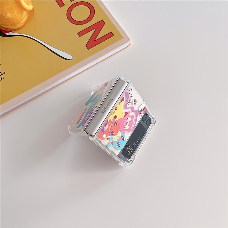 Cute Cartoon New Tpu Soft Shell Folding Mobile Phone Split  Phone Case