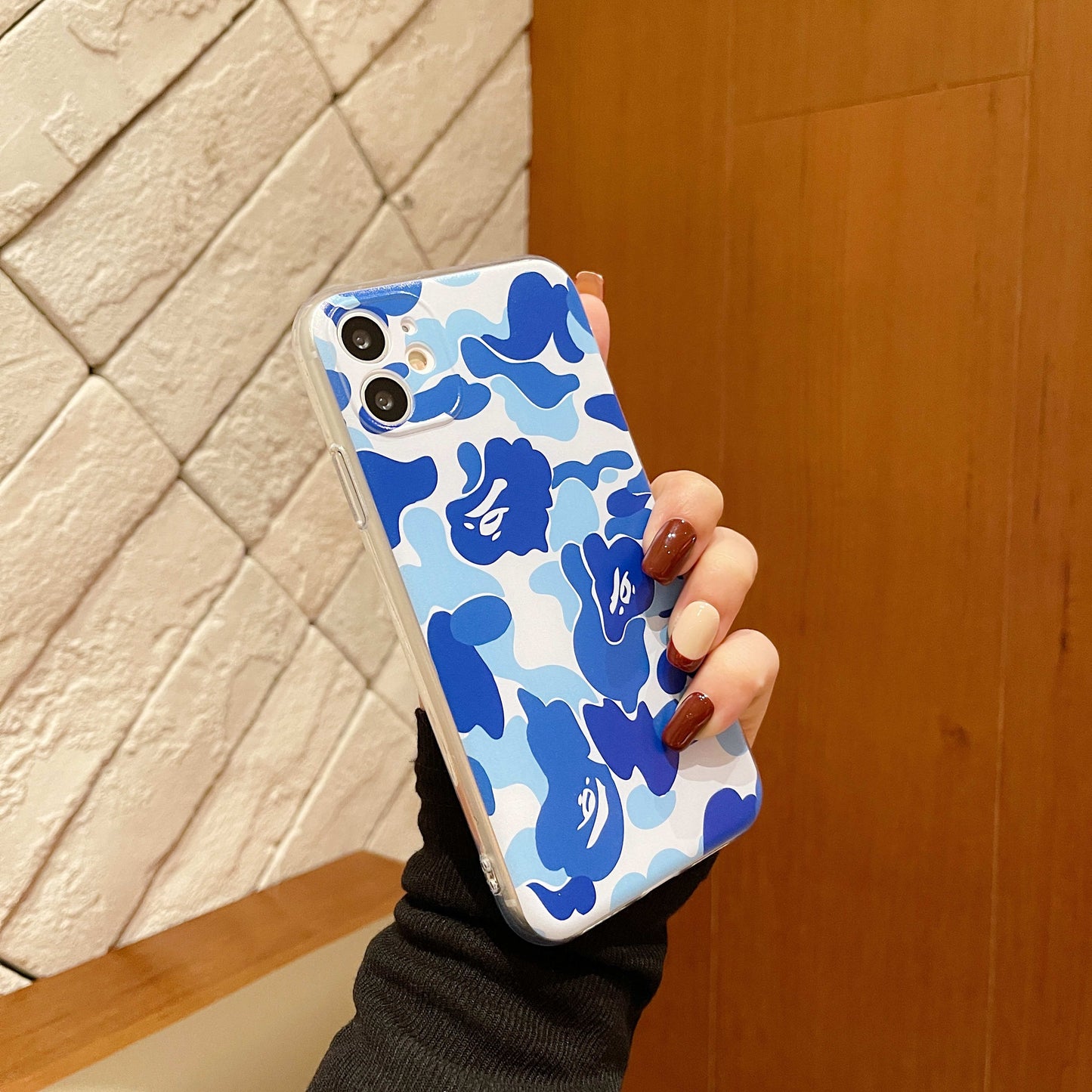 Camouflage Blue Pattern Phone Case