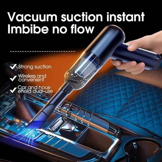 Wireless Handheld High Suction Mini Car Vacuum Cleaner Cordless 10000PA Suction Lightweight Vacuum For Home & Car (ComesWith Battery)