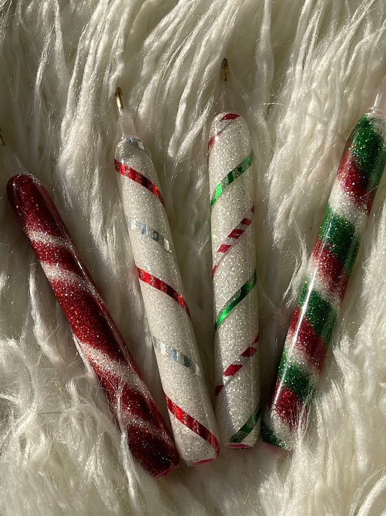 Red/Green/White Candy Cane Diamond Painting Pen