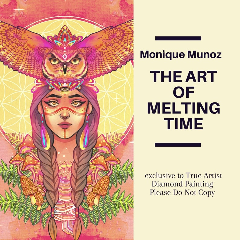 The Art of Melting Time | Square Drill Diamond Painting | 50cmX62cm