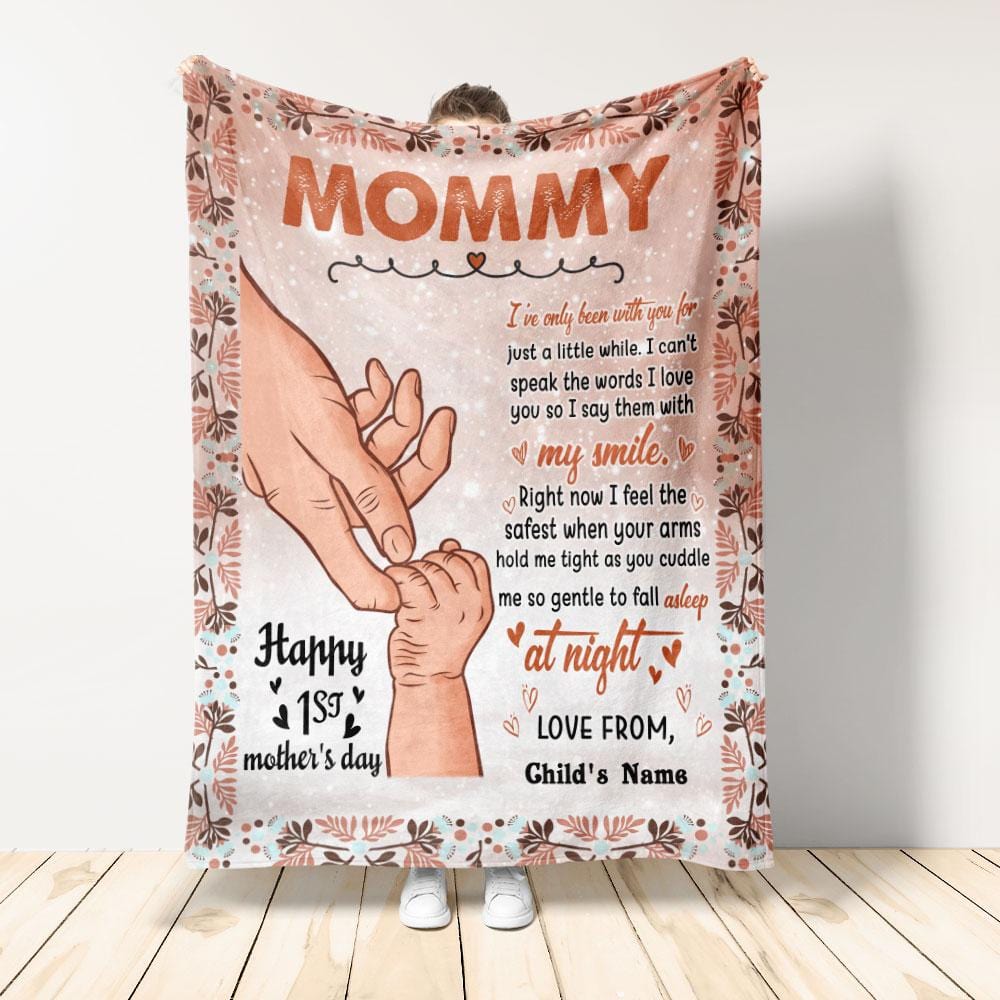 Happy 1st Mother's Day Blanket-Macorner