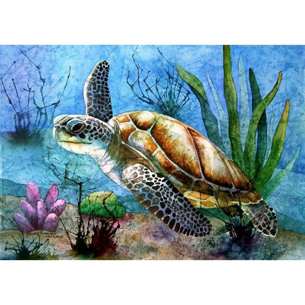 Sea Turtle - Full Diamond Painting 40x30cm - artpaintingworld